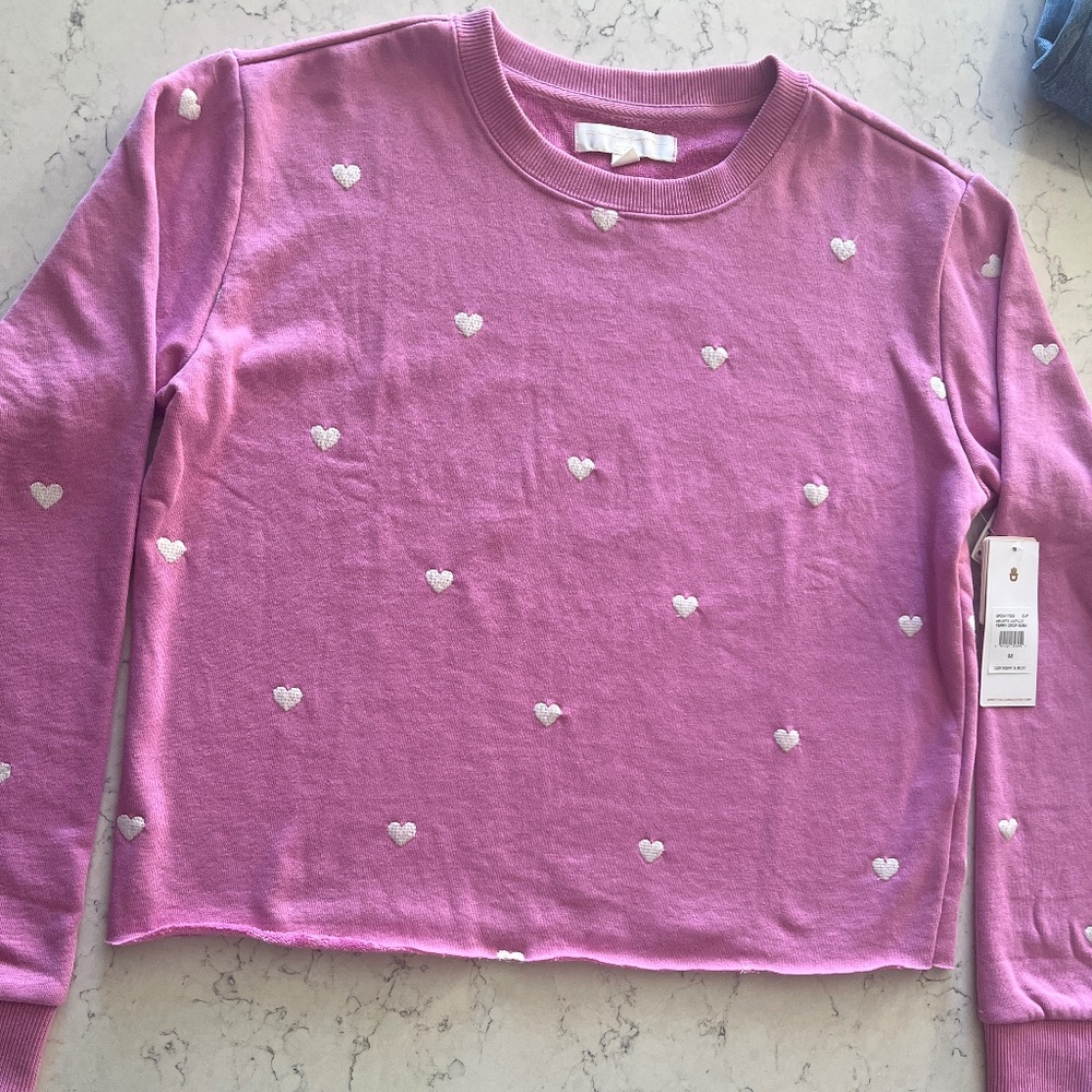 Cropped sweatshirt